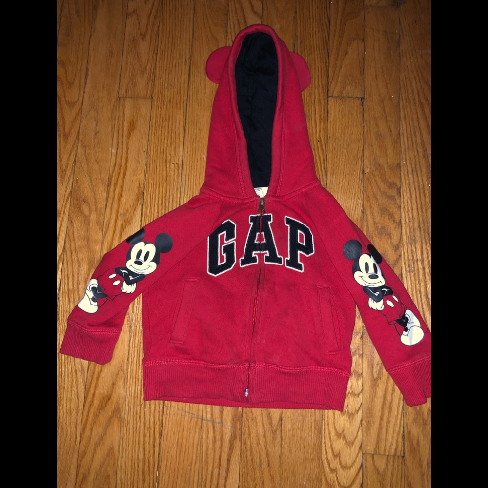 Mickey Mouse Baby Gap hoodie sweater.
